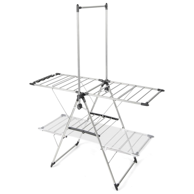 Giantex Clothes Drying Rack, Stainless Steel Foldable Laundry Drying Rack