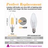 Lamsky E14 LED Bulb European Base 4W LED Chandelier Light
