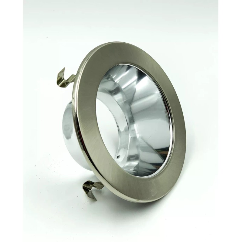 METRO LIGHTING 12 PACK,4" RECESSED CAN LIGHT CHROME REFLECTOR &