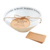 Mud Pie The Thankful Bowl, White/Cream, 3 1/2" x 7