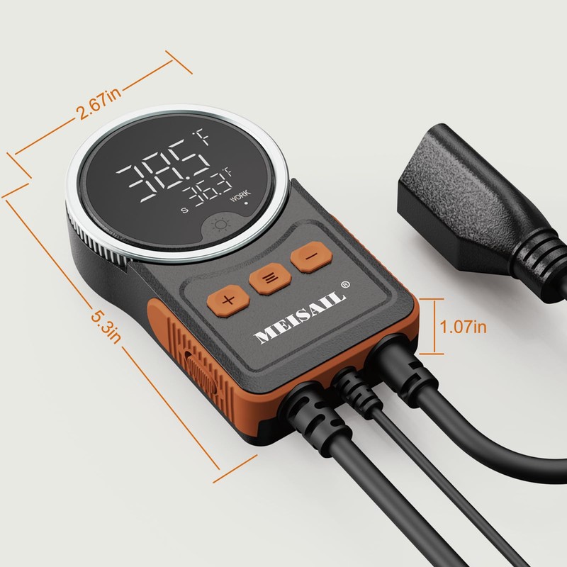 Temperature Controller for aquaculture, Aquariums, Pets, Temperature Controller with Load