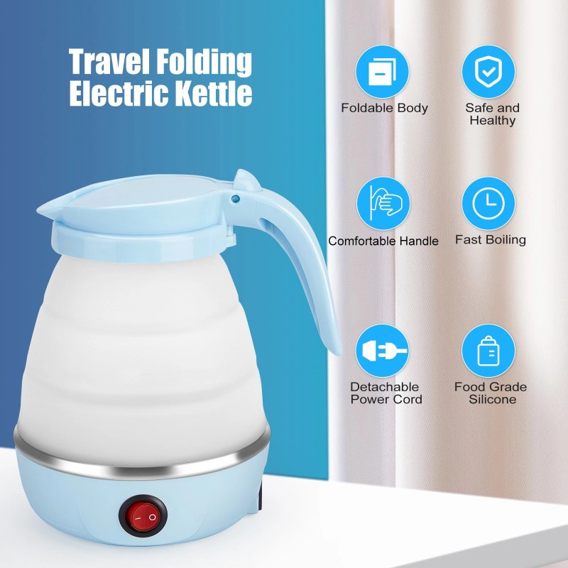 HK Portable Kettle for Fast Water with 1 Collapsible Bowl