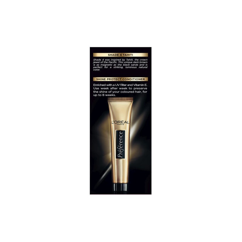 L'Oreal L'Oréal Paris Préférence Permanent Hair Colour - 4 Tahiti