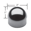 2" Dia. Polished Stainless Steel Domed End Cap 2" O.D.
