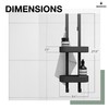 Bamodi Shower Caddy - Plastic - 2 Tier - Height
