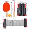 FBSPORT Ping Pong Paddle Set, Portable Table Tennis Set with