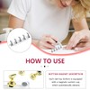 KEQAR 2pcs Nail Racks Nail Clips Nail Practice Clips Nail