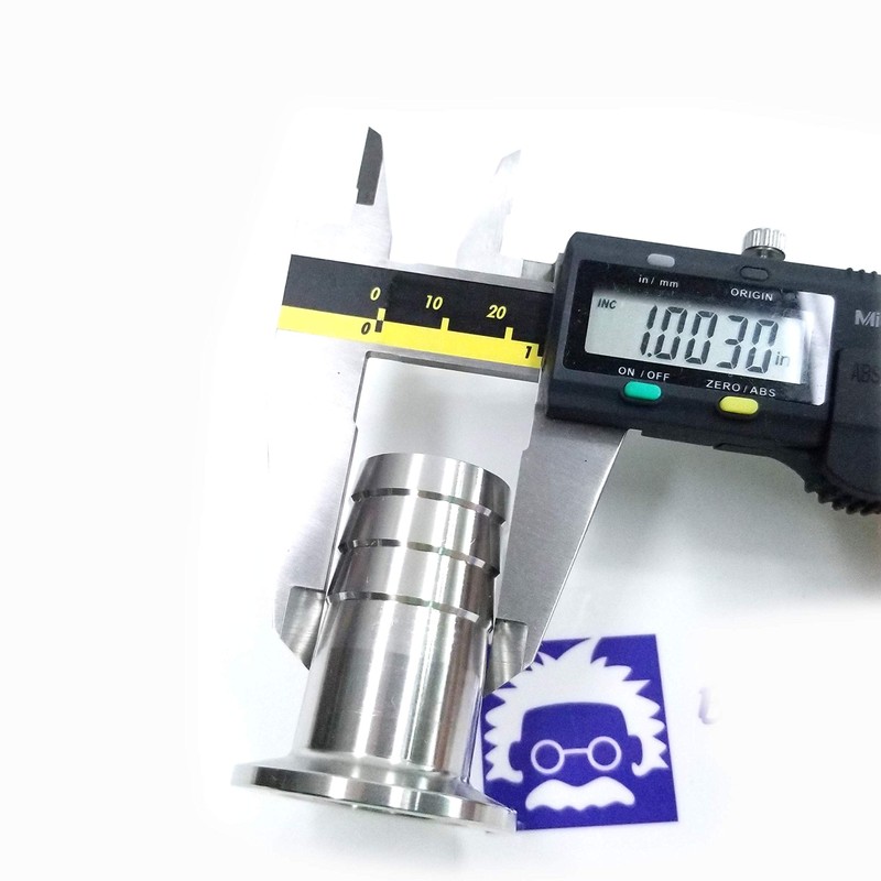 1 inch OD Barbed Hose Fitting to KF25 NW25 Flange