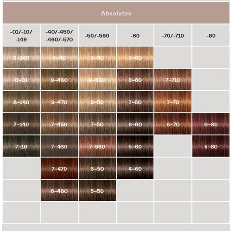 Schwarzkopf Igora Royal Absolutes Brown Series Color Tube 60ml (x-50,