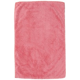 Yamazaki Sangyo 194278 DU798-000X-MB-R Microfiber Cloth, Thick, Absorbent, Wipe Cleaning, Red, Width 12.4 x Depth 19.7 inches (31.5 x 50 cm)