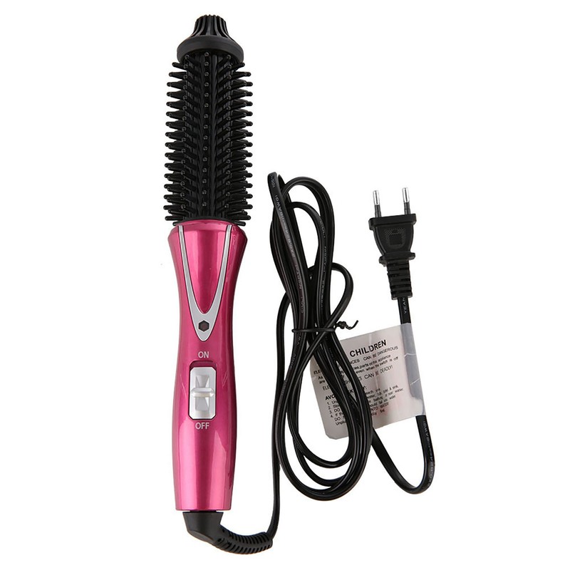 Electric Folding Hair Curler Comb Brush Portable Hair Dressing Beauty