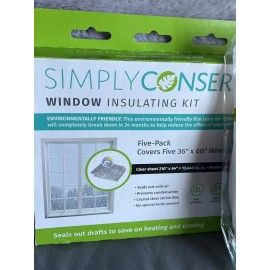 Simply Conserve Window Insulating Kit Indoor 5-Pack 36" x 60" WK64210EF