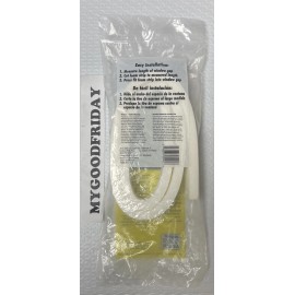 AC Safe Window Air Conditioner Weather Seal Plastic White AC-401