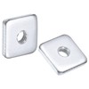 sourcing map 100Pcs M5x15mmx3mm Square Nuts, Carbon Steel Zinc Plated
