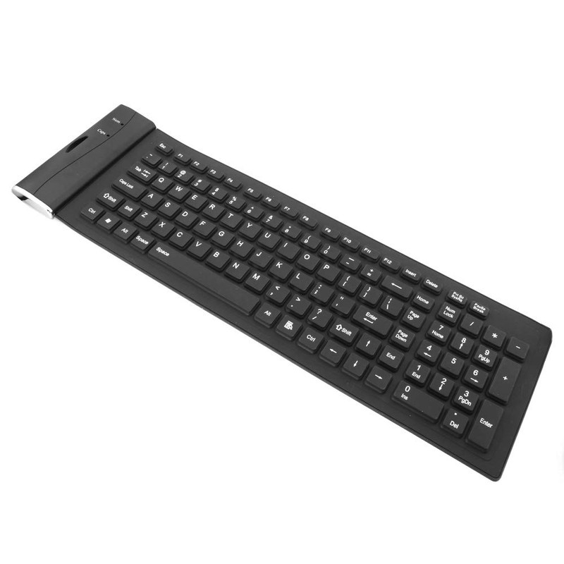 axGear - Teclado de silicona impermeable plegable USB a prueba