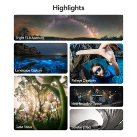 TTARTISAN 11 mm F2.8 Fish Eye Silver Z Lens, Full Frame Ultra-Wide Manual Lens for Nikon-Z Mount Z6 Z7 Z5 Z6II Z7II Z9 Z8 ZF (Z-Mount)
