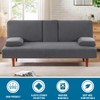 H.VERSAILTEX 4 Pieces Stretch Futon Covers Sofa Bed Slipcover with