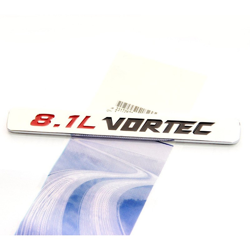 Yoaoo 2x OEM 8.1L Vortec Emblem 8.1 LHood Engine Badge