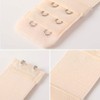 Baring Women's 6 Pack Bra Extensions, Elastic Extenders 3 Rows