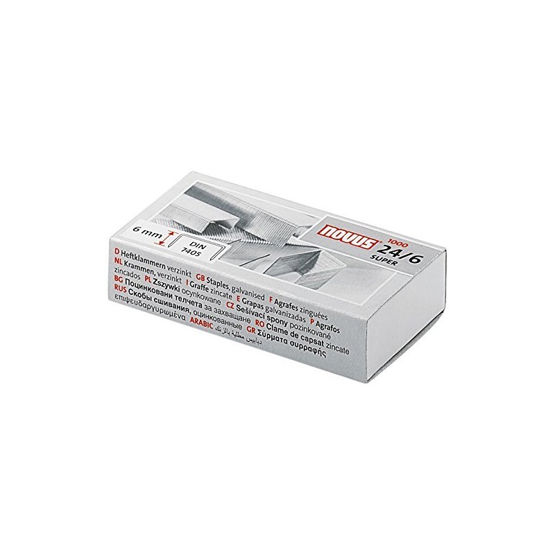 Novus Standard Staple for Office Staplers (10, 24/6 Super)