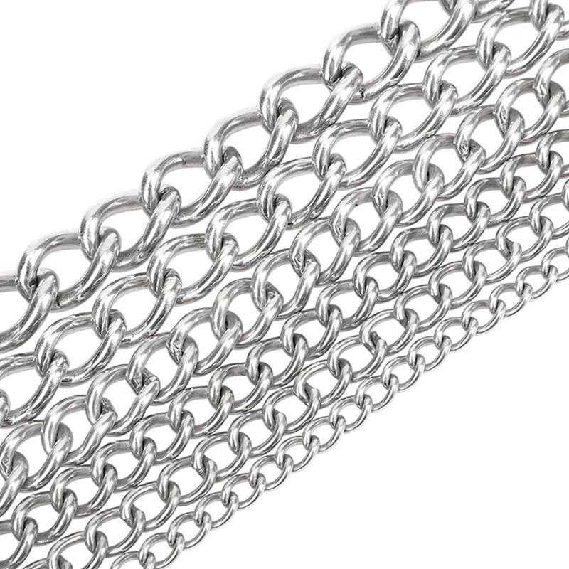 ZONADAH 4 Metres Length 304 Stainless Steel Chain, 1.5mm Diameter