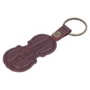 7PCS Cowhide Musical Instrument Keychains Mini Guitar Violin Horn Bass