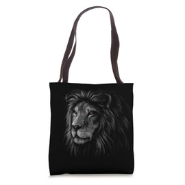 Lion Portrait Africa Animals Lion Head Lion Mane Tote Bag