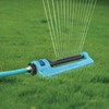 Aqua Joe SJI-OMS16 Indestructible Oscillating Sprinkler with Adjustable Spray and