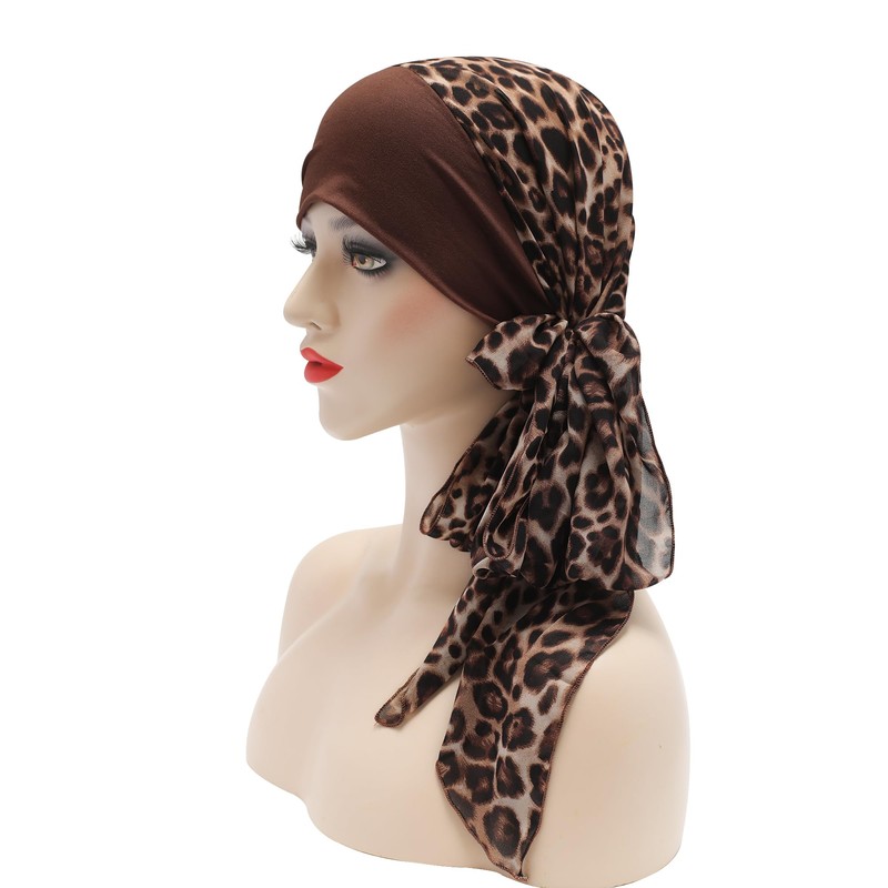 ZLYC Chemo Headwear Head Scarf Headwraps Long Head Covering Lightweight