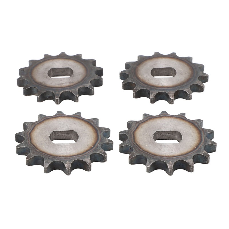 4Pcs 428 14T Chain Sprocket 12x17mm H Hole Steel Electric