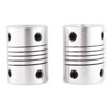 3DFREUNDE Flexible Coupler Waves 5 to 8 mm/Pack of 2