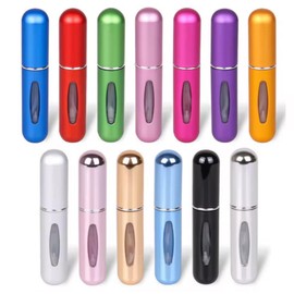 Refillable Travel Atomizer Set, 4 Pack, Multiple Colors Available