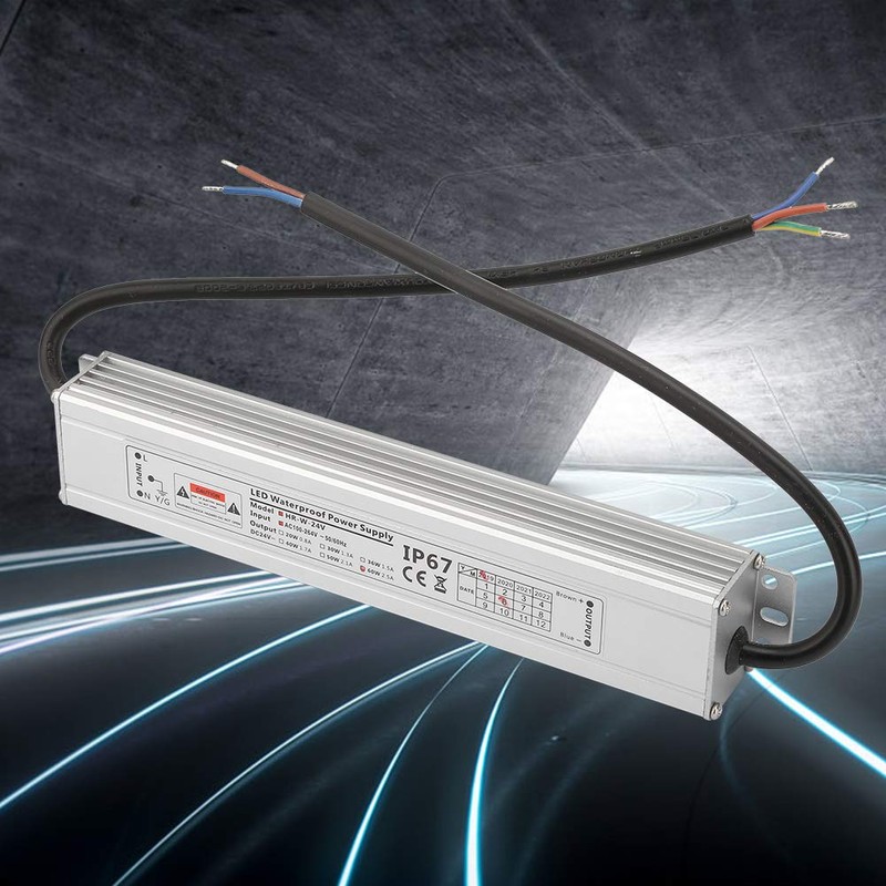 Garosa LED Power Supply Driver 100-264V to 24V 60W 2.5A