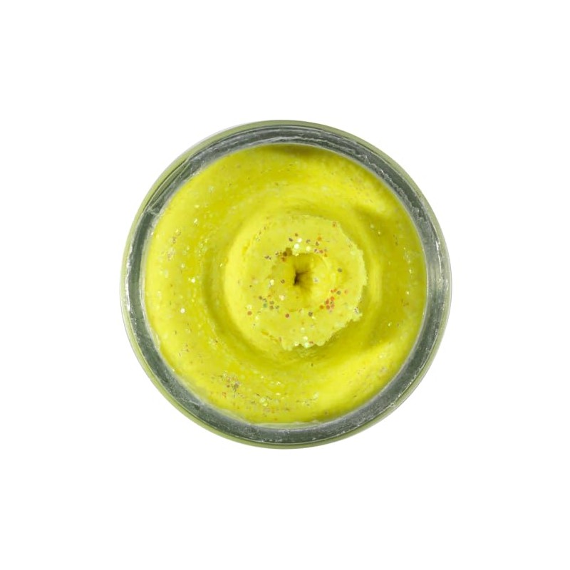 Berkley Natural Scent Trout Bait glitter Liver - Sunshine Yellow