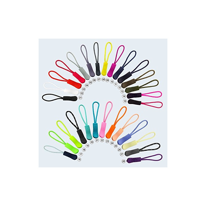 Luggage Zipper Pull Replacement for Backpack: YZSFIRM 10 Pcs Light