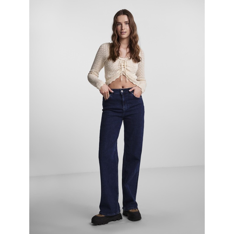Name It Pcjudy Ls Women's Cropped Knit, Birch