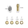 Collet Set for Dremel, 10Pcs Replacement 4485 Brass Quick Change