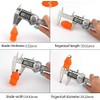 Orange Gardening Silicone Thumb Knife with Finger Cots Thumb Knife