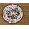 Handmade Christmas Lace Doily Celebrating Snowmen Snowman Round 20 Inches