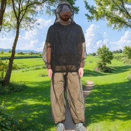 Fly Suit - Mesh Suit Full Body Fly Proof - Breathable Mesh Clothing Soft Lightweight Pants for Camping Hiking Backpacking Outdoor Adventures
