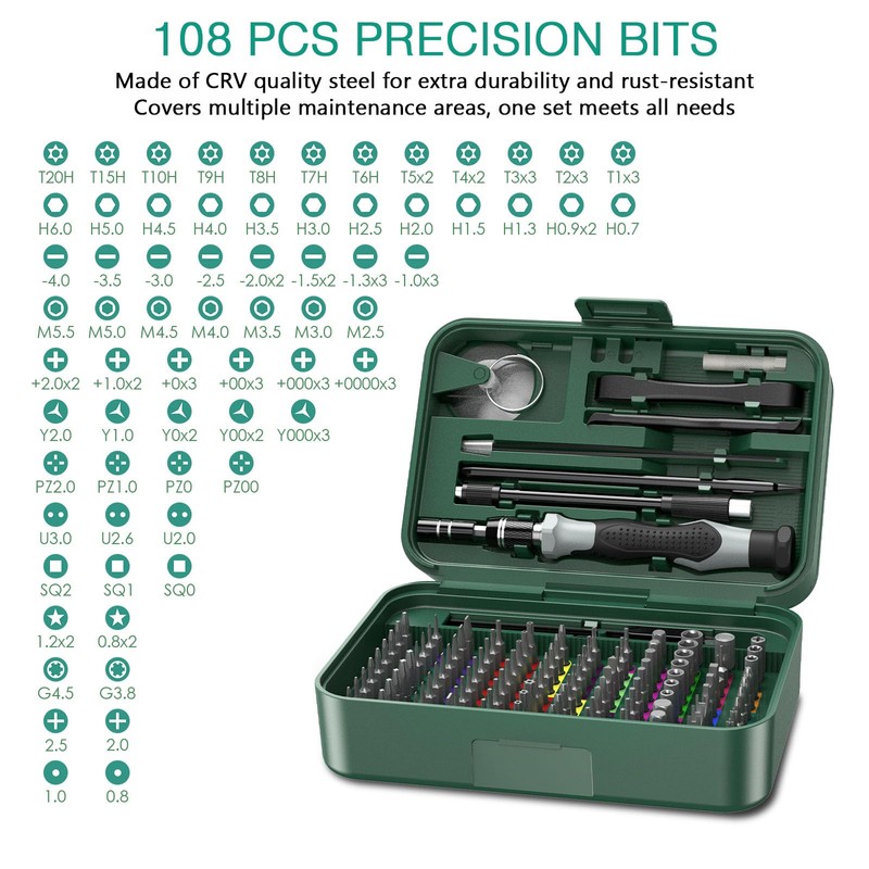 ORIA Precision Screwdriver Set, 132 in 1 Magnetic Repair Tool