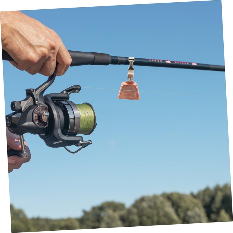Outanaya 10pcs Fishing Bell Durable Fishing Rod Bells Loud Alert