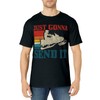 Vintage Snowmobile Just Gonna Send It Funny Snowmobiling T-Shirt