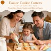 Easter Cookie Cutters 7-Piece Set, Stainless Steel Bunny Egg Carrot