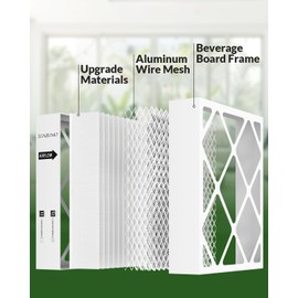 welnek FLRQB5AH23M11 22.7x20.7x4.7 Air Filter Merv 13, Compatible with trane and envirowise Air Filter, for HVAC Systems and Home Air Conditioning, 2Pack