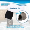 HQRP 4-Pack Cat Litter Box Replacement Carbon Filters Compatible with