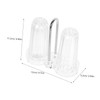 MAGICLULU 2 Sets Dispenser Holder Acrylic Spice Bottle Condiment Jar