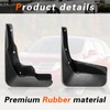 Hbzxqp 2013 Venza Mud Flaps Mud Guards Compatible with Toyota