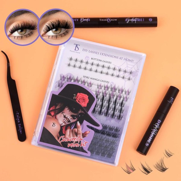 ThinkShow DIY Lash Nail Kit Bewitch 4 Styles Lashes Cluster