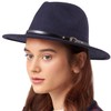 LADYBRO Fedora Hats for Women 100% Wool DIY Band Belt